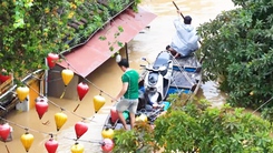 Flycam toàn cảnh lũ tại Hội An chạm mốc lịch sử năm Thìn 1964