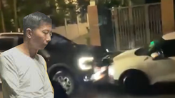 Tạm giữ tài xế say rượu lái xe ngược chiều, húc taxi và hành hung người ở Quảng Trị