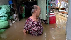 Triều cường ở Cần Thơ có nhà nước ngang bụng, sắp tới còn ngập sâu hơn