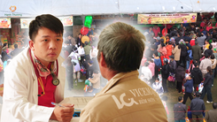 Bác sĩ TP.HCM mở chợ '0 đồng' và khám bệnh miễn phí ở Thái Nguyên