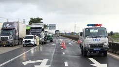 Hạn chế xe trên quốc lộ 1 từ Ninh Thuận cũ ra Cam Ranh do ảnh hưởng ngập lụt