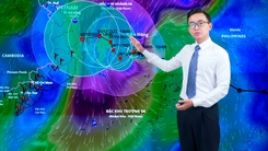 Thời tiết đêm 27 ngày 28-11: Bão số 15 mạnh lên cấp 12, giật cấp 15 và đang đi chậm lại