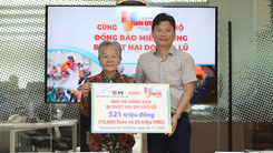Hội Tương trợ và hợp tác Đức - Việt ủng hộ 521 triệu đồng đến đồng bào bị thiệt hại do bão lũ