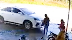 Trích xuất camera vụ anh trai lái ô tô tông chết em gái mình ở Tây Ninh