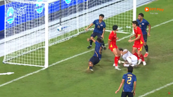 Pha ghi bàn nâng tỉ số lên 3-2 của U22 Việt Nam trước Thái Lan ở chung kết