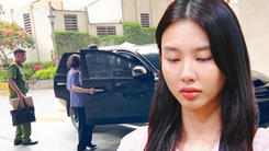 Kết thúc khám xét nơi ở của hoa hậu Thùy Tiên, cơ mang chức năng mang đi một số tài liệu