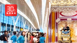 Bản tin 30s nóng: Sau mưa ở ga T3 Tân Sơn Nhất; Diễn biến vụ bẻ gãy ngai vàng triều Nguyễn