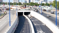 Cận cảnh hầm chui nút giao An Phú hoàn thành 99%, dự kiến thông xe vào cuối tháng 6