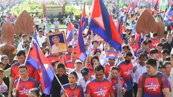 Hàng chục ngàn người Campuchia tuần hành ủng hộ bảo vệ biên giới quốc gia