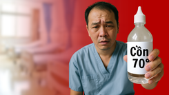 Cồn y tế làm giả bằng hóa chất có thể gây tổn thương não