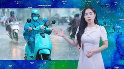 Thời tiết đêm 29 ngày 30-6: Mưa dông cả 3 Miền; Bắc Bộ mưa to và dông, cục bộ có nơi mưa rất to