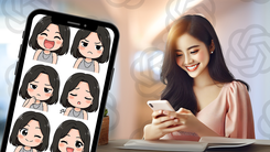 Hướng dẫn tạo bộ sticker tin nhắn từ ảnh cá nhân bằng ChatGPT đơn giản