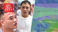 Bản tin 30s nóng: Bắt khẩn cấp tài xế ô tô đánh người giữa đường; Diễn biến bão Wipha