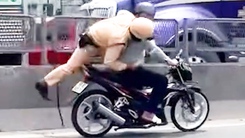 Vụ CSGT bám yên xe: Truy tố người chạy xe máy tội chống người thi hành công vụ