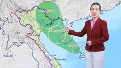 Thời tiết đêm 17 ngày 18-8: Áp thấp nhiệt đới gây mưa to nhiều nơi ở Bắc Bộ và Trung Bộ