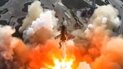 Video SpaceX phóng thành công tên lửa khổng lồ Starship sau nhiều sự cố