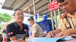 Xe ben chở quá tải, chạy vào đường cấm: Tài xế và chủ xe bị phạt hơn 120 triệu