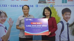 Anh văn Hội Việt Mỹ trao 60 học bổng tiếng Anh cho chương trình Tiếp sức đến trường