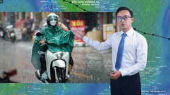 Thời tiết đêm 29 ngày 30-9: Hoàn lưu bão số 10 gây mưa to và dông ở Bắc Bộ và Bắc Trung Bộ