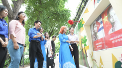 Khánh thành bức tranh vẽ tường đậm tình hữu nghị Việt Nam - Cuba tại phường Sài Gòn