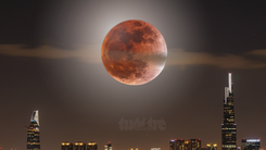 Trăng máu, nguyệt thực toàn phần xuất hiện ngay dịp Rằm tháng bảy, tại Việt Nam xem lúc mấy giờ?