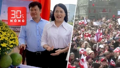Bản tin 30s Nóng: Nữ bí thư xã livestream giúp dân bán hoa; Dân Đan Mạch xuống đường vì Greenland