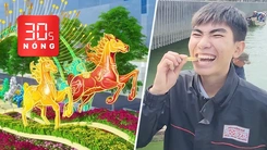 Bản tin 30s nóng: Đường hoa Nguyễn Huệ Tết này ra sao? Tìm thấy 2 lượng vàng rơi ở sông Hương