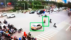 Camera AI kích hoạt cho xe di chuyển đèn xanh, cảnh sát kịp thời hỗ trợ sản phụ đến bệnh viện