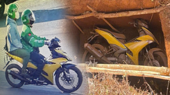 Phát hiện xe máy nghi của nhóm cướp ngân hàng ở Gia Lai, bị chôn dưới hố sâu 1m