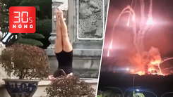 Bản tin 30s Nóng: Một phụ nữ ‘trồng cây chuối’ khoe đùi trước chùa Linh Ứng; Mỹ tấn công Venezuela