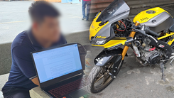 Vụ chạy mô tô vào đường cấm, buông 2 tay: Công an mời người trong clip lên làm việc