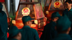 Sẵn sàng cho lễ viếng, lễ truy điệu và an táng hài cốt liệt sĩ được tìm kiếm, quy tập tại công viên Lê Thị Riêng