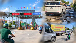 Ô tô né trạm thu phí BOT Điện Bàn, đường làng oằn mình, người dân mất ngủ