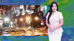 Thời tiết đêm 9 ngày 10-10: Bắc Bộ mưa rào và dông; Trung Bộ và Nam Bộ mưa to vài nơi