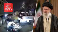 Bản tin 30s Nóng: Xác minh clip ô tô chèn ép ngã xe máy; Lãnh tụ tối cao Iran Ali Khamenei thiệt mạng