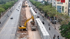 Hà Nội rầm rộ thi công 12 dự án chống ngập, chuẩn bị ứng phó mùa mưa 2026