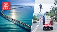 Bản tin 30s Nóng: Phương án làm đường vượt biển Cần Giờ - Vũng Tàu; Xử phạt tài xế xe biển số xanh ở Quãng Ngãi