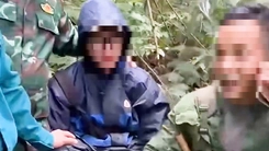 Video tìm thấy nam sinh viên sau 36 giờ mất tích khi leo núi Tam Đảo