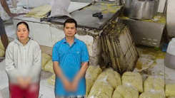 Hai vợ chồng ở TP.HCM sản xuất gần 3.000 tấn mì tươi chứa hàn the, thủy tinh lỏng