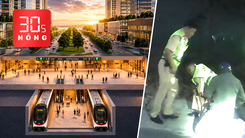 Bản tin 30s Nóng: TP.HCM đồng loạt khởi công 4 công trình trọng điểm; Cảnh sát bắt trộm trên quốc lộ