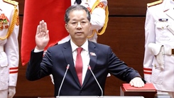 Video Chánh án Tòa án nhân dân tối cao Nguyễn Văn Quảng tuyên thệ nhậm chức