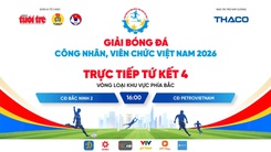 Trực tiếp: CĐ Bắc Ninh 2 gặp CĐ Petrovietnam - Tứ kết Vòng loại khu vực phía Bắc | Giải Bóng đá công nhân, viên chức Việt Nam 2026