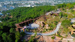 Toàn cảnh công trình vườn hoa The Peak nhiều sai phạm ở Phú Quốc, sắp cưỡng chế tháo dỡ