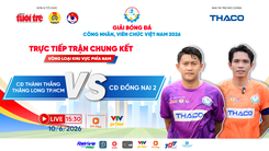Trực tiếp: CĐ Thành Thắng Thăng Long TP.HCM gặp CĐ Đồng Nai 2 | Chung kết Vòng loại khu vực phía Nam
