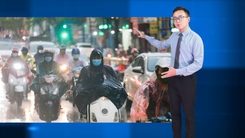 Thời tiết đêm 18 ngày 19-6: Bắc Bộ mưa to, Trung Bộ nắng nóng, Nam Bộ sáng nắng chiều mưa
