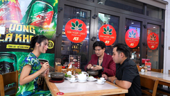Vũ Mạnh Cường, Ý Nhi review phở sâm Ngọc Linh Gò Vấp