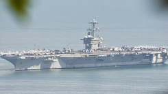 Video tàu sân bay mang tên Tổng thống Mỹ George Washington đến Việt Nam