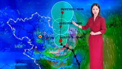 Thời tiết đêm 4 ngày 5-7: Bão số 1 đã ảnh hưởng đất liền, có thể gây mưa to đến 500mm 