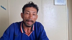 Video chia sẻ của ngư dân Trương Văn Trung khi được đưa vào đất liền