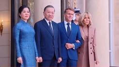 Video lễ đón chính thức Tổng Bí thư, Chủ tịch nước Tô Lâm và Phu nhân thăm Pháp